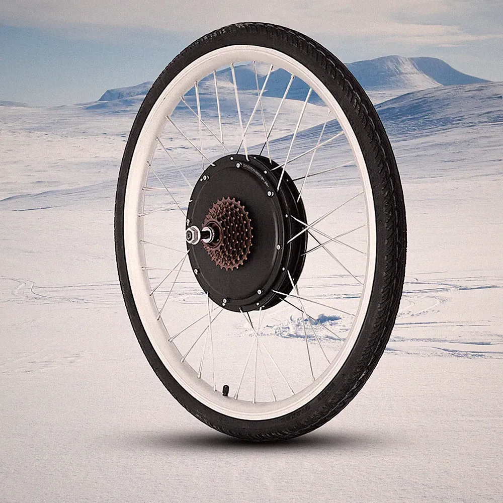 26" Rear Wheel Electric Bicycle Conversion Kit E-Bike Motor Hub Kit 1000W 48V