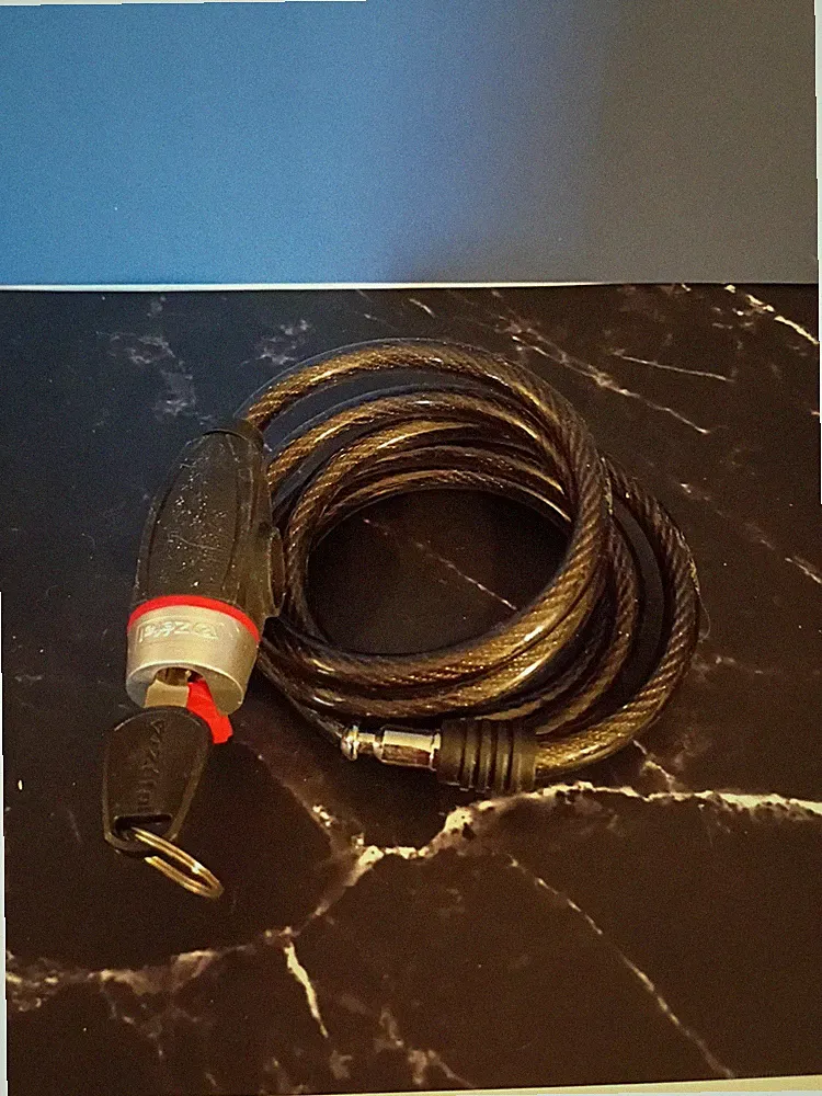 bicycle lock with key