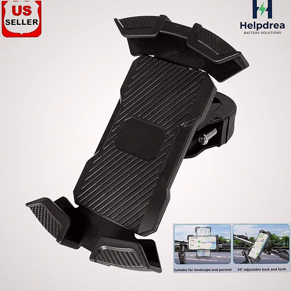 Ebike Bicycle Bike Phone Mount Auto Lock 100mph Military Anti-Shake Phone Holder