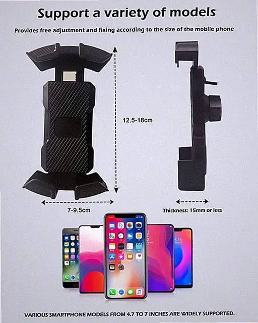 Ebike Bike Phone Holder, Phone Mount for Bicycle and Motorcycle Handlebar,Strong