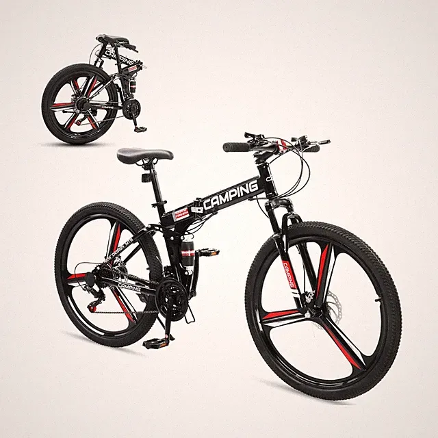 Ktaxon Foldable Mountain Bike 26 Inch Bike 21-Speed Bikes for Adults with Coo...