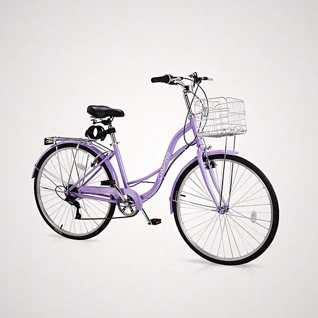Ktaxon Women Bike 24/26 Inch Bicycles for Women, Beach Cruiser Bike with Prem...