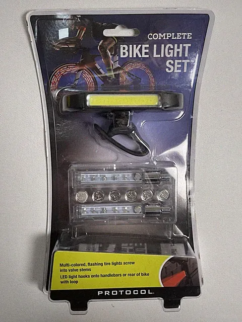 LED Bike Light Complete Set Brand New In Packaging Never Opened